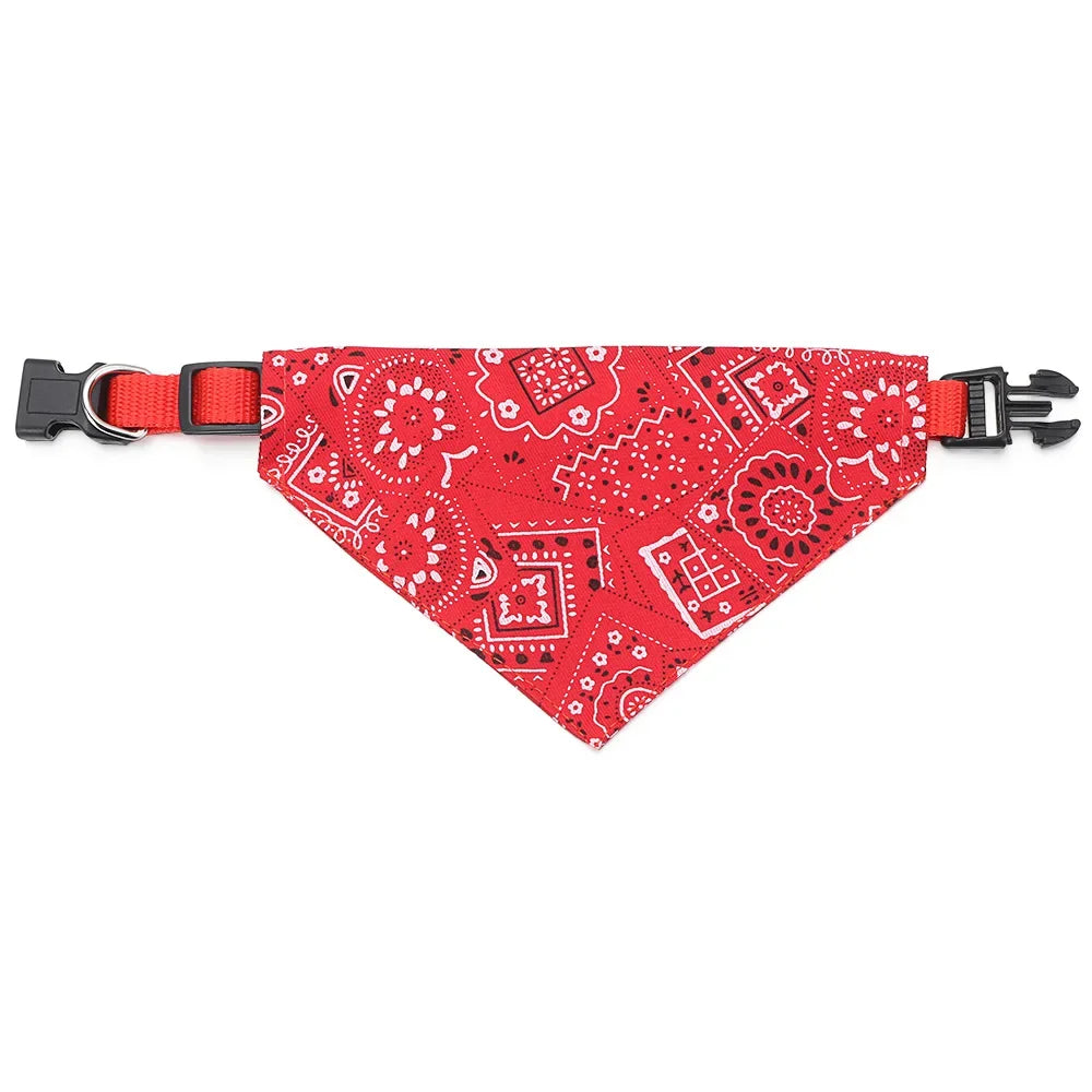 Adjustable Pet Puppy Cat Scarf For Cat Small Medium Large Dogs Bandana Collar Birthday Party Dress Up Pet Accessories Shop1103874959 Store
