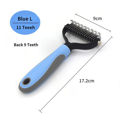 Professional Pet Deshedding Brush Dog Hair Remover Pet Fur Knot Cutter Puppy Cat Comb Brushes Dogs Grooming Shedding Supplies Bobit Store