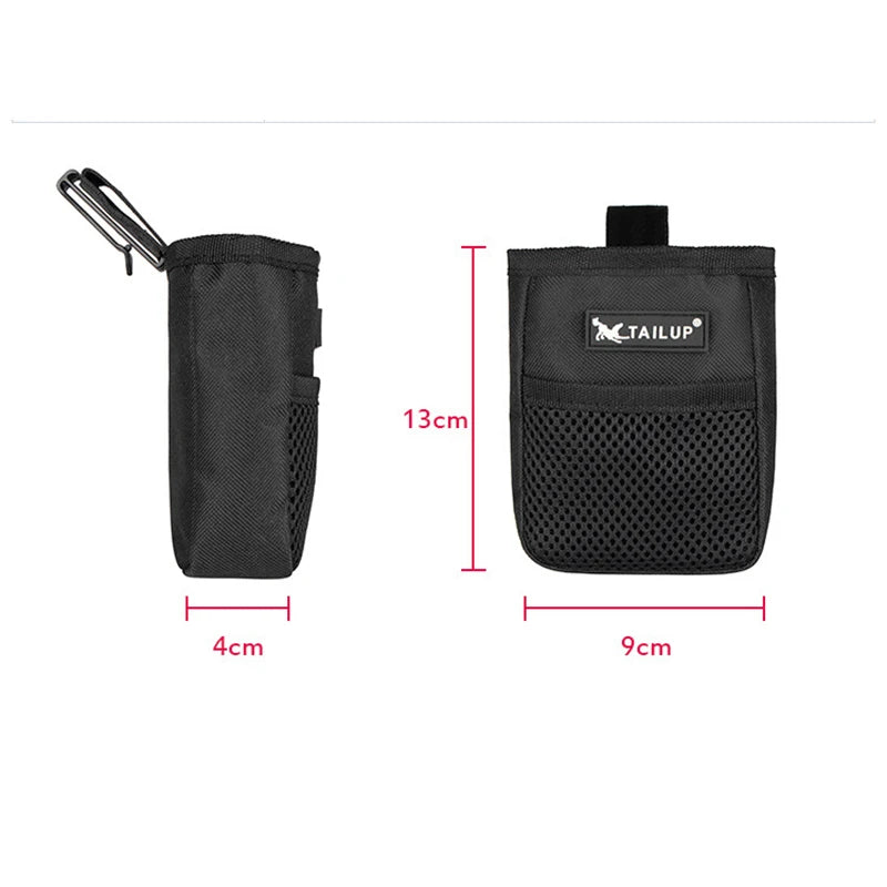 Pet Dog Puppy Training Treat Snack Bait Pet Feed Pocket Pouch Obedience Agility Pouch Food Bag Pocket Snack Reward Waist Bag Tinkerbell shop Store