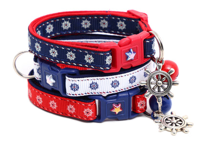 Ships Wheels Breakaway Cat Collar Pugs2Persians