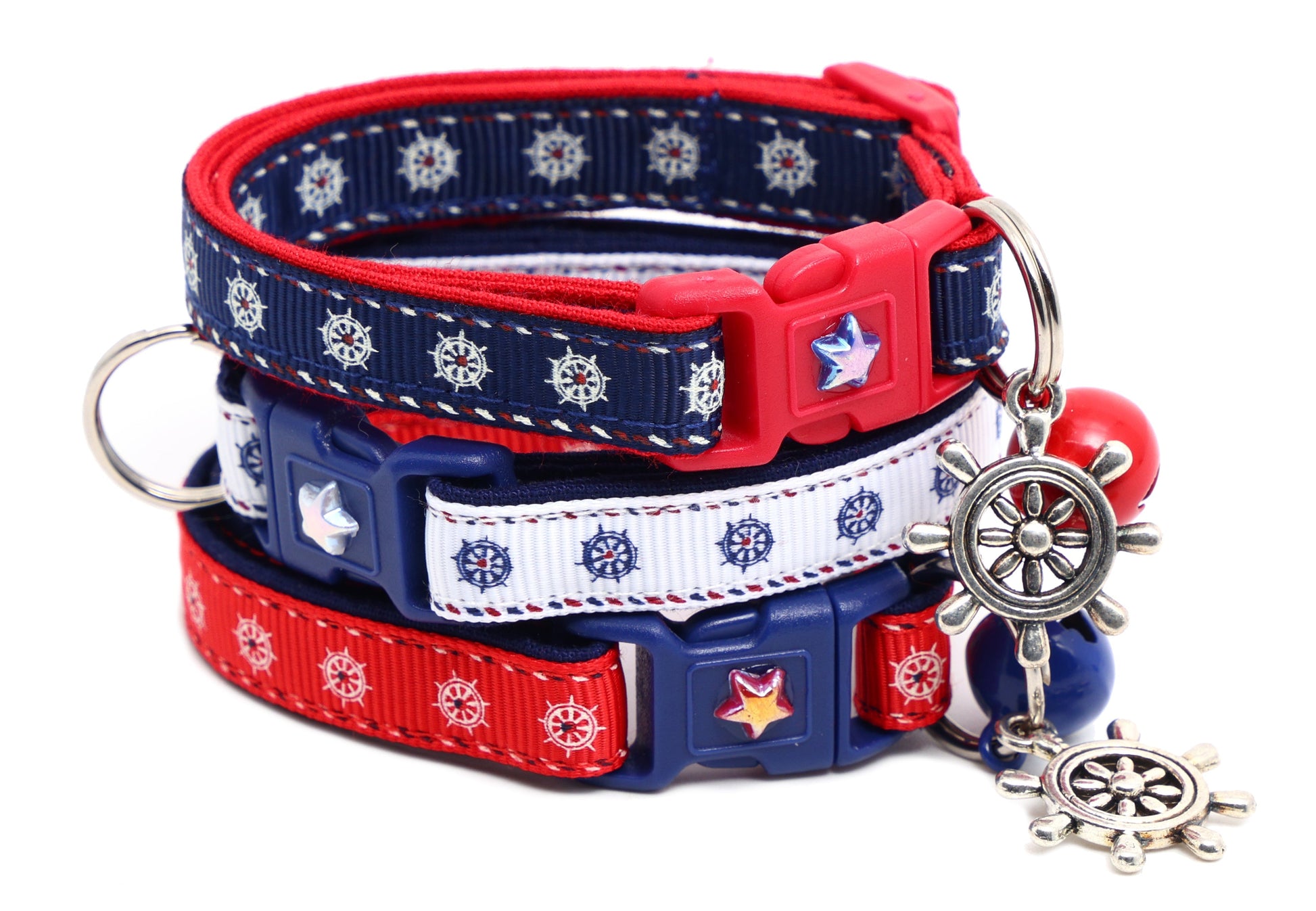 Ships Wheels Breakaway Cat Collar Pugs2Persians