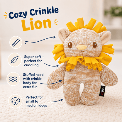 Cozy Crinkle Dog Toy Collection