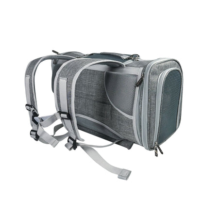Mr. Peanut's Monterey Series Airline Compliant Horizontal Backpack Pet Carrier