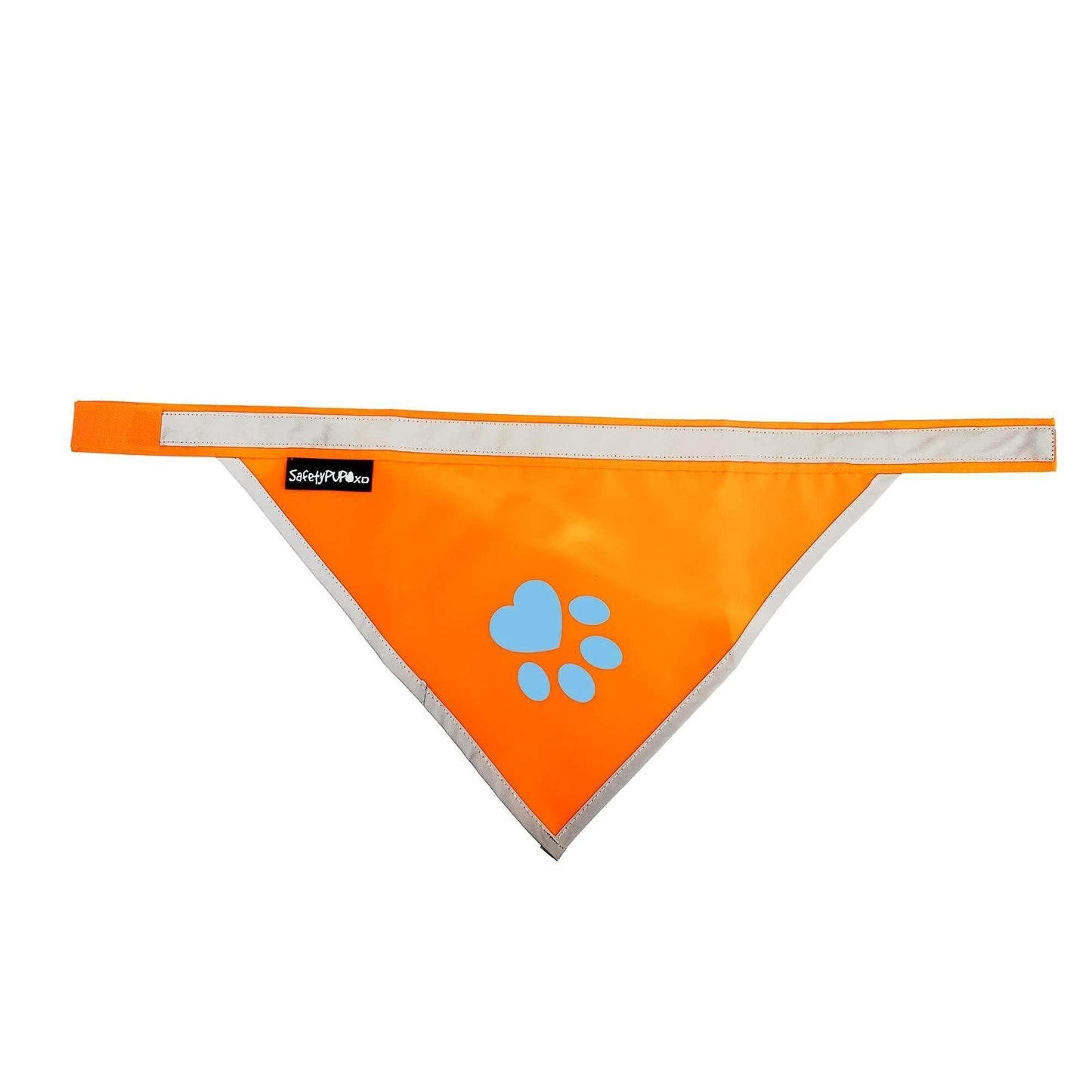 Reflective Dog Bandana Hi-Vis Orange