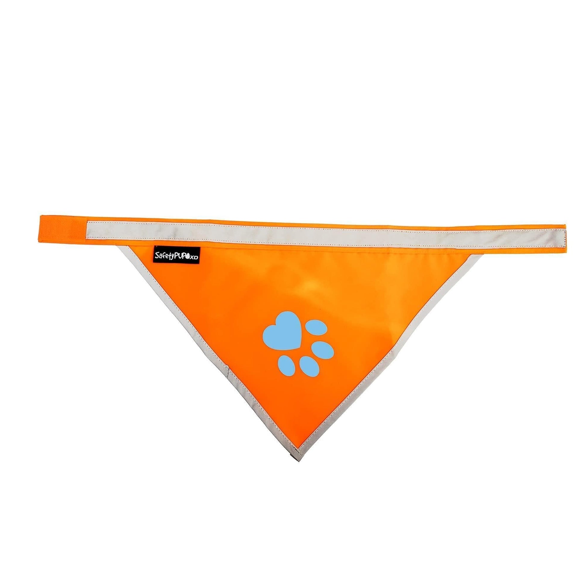 Reflective Dog Bandana Hi-Vis Orange