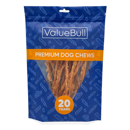 ValueBull USA Turkey Tendons Dog Treats, 8 Ounce