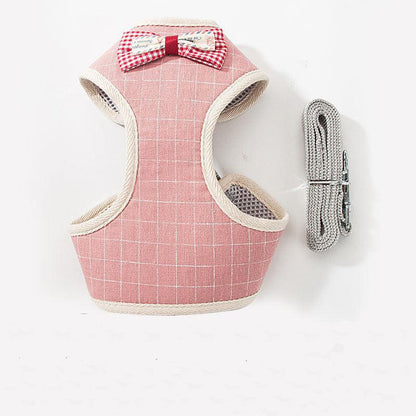 Breathable Mesh Pet Leash For Dogs And Cats Dog Hugs Cat