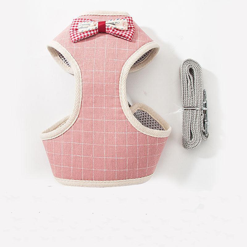 Breathable Mesh Pet Leash For Dogs And Cats Dog Hugs Cat