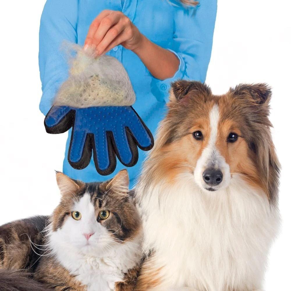 Pet Perfect Grooming Glove: The Ultimate Hair Remover And Massager For Cats And Dogs Dog Hugs Cat