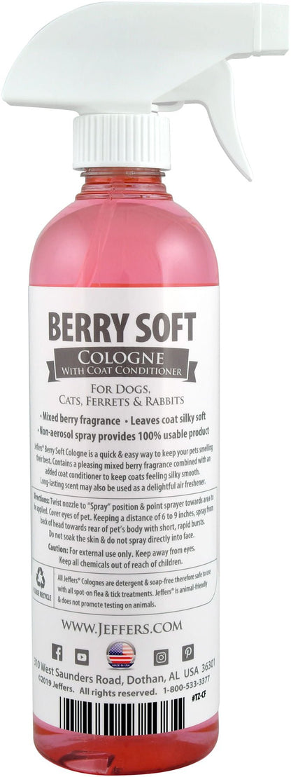 Jeffers Pet Colognes with Coat Conditioner