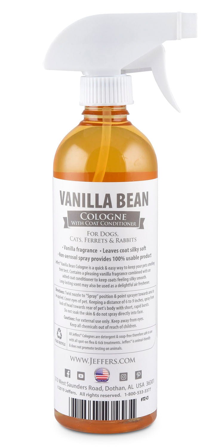 Jeffers Pet Colognes with Coat Conditioner