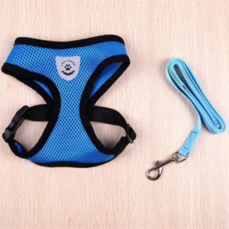 Comfort Mesh Dog Vest Harness - Stylish And Breathable Dog Chest Harness Dog Hugs Cat