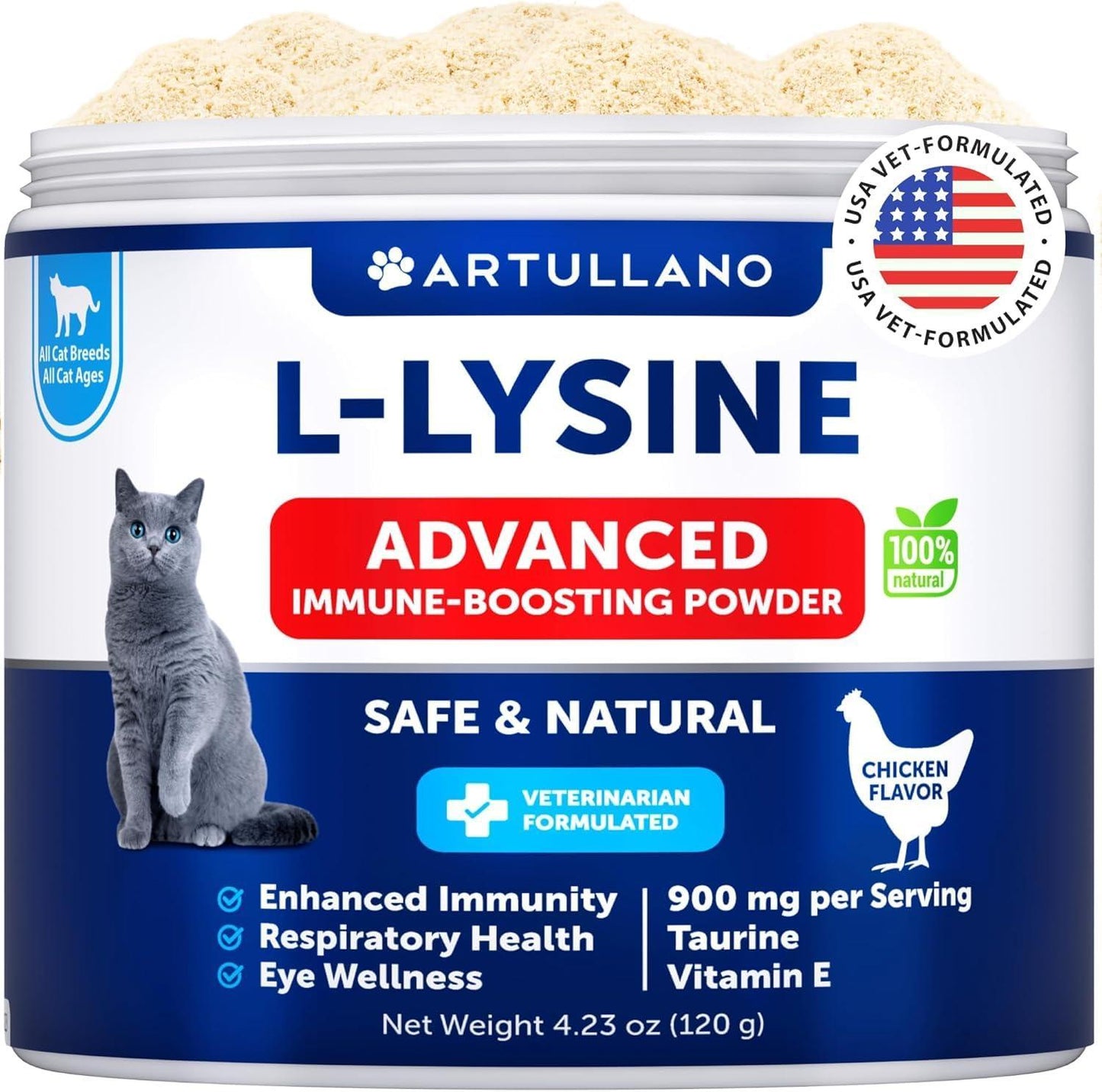 L-Lysine Powder for Cats Immune Support
