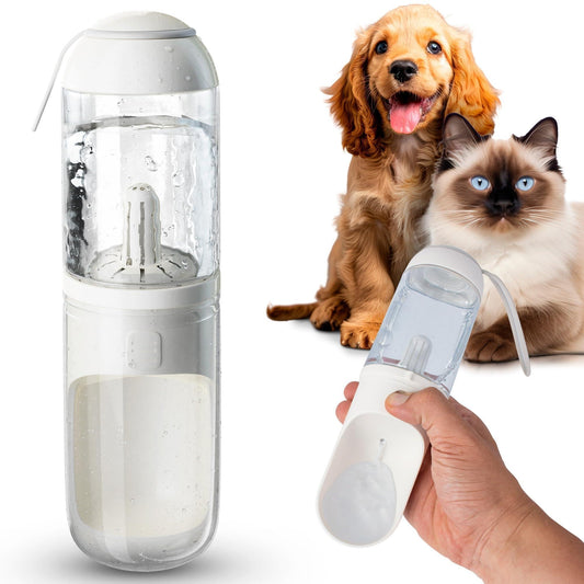 Portable Dog Water Bottle Dispenser with Filter