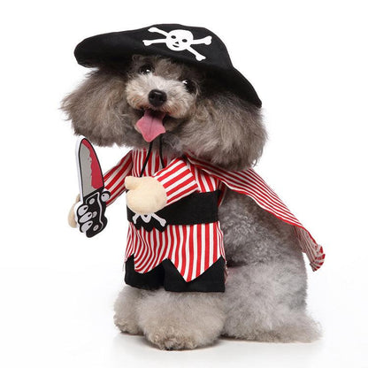 Funny Cosplay Pet Costume Set: Cute Cartoon Dog Outfit For Halloween And Christmas Dress-Up Dog Hugs Cat