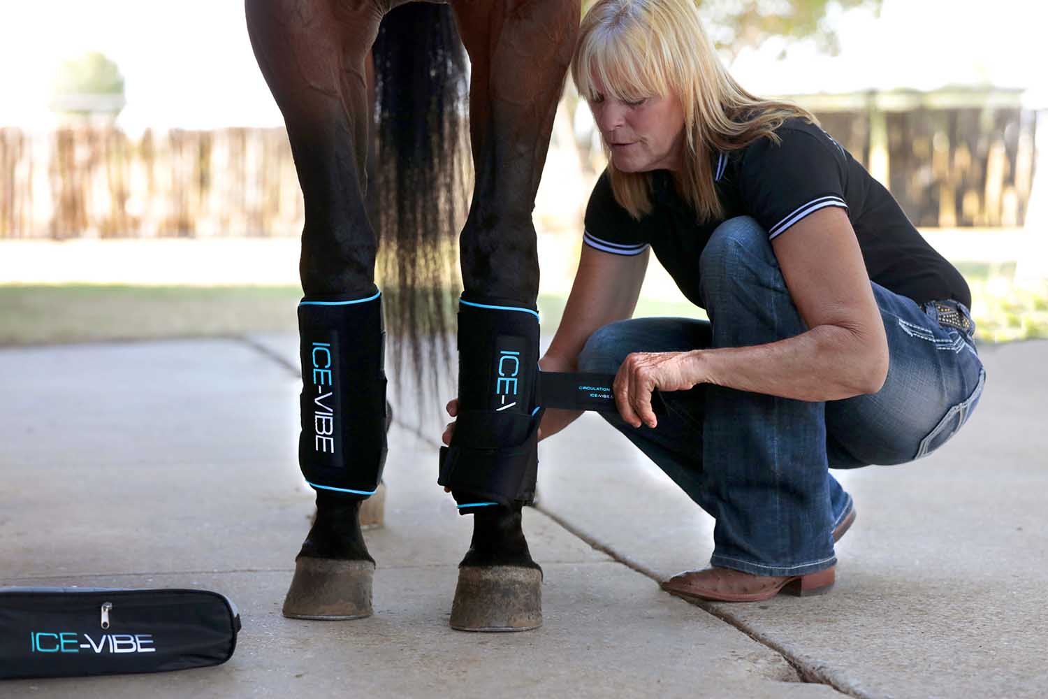 Ice Vibe Therapy Boot for Horses