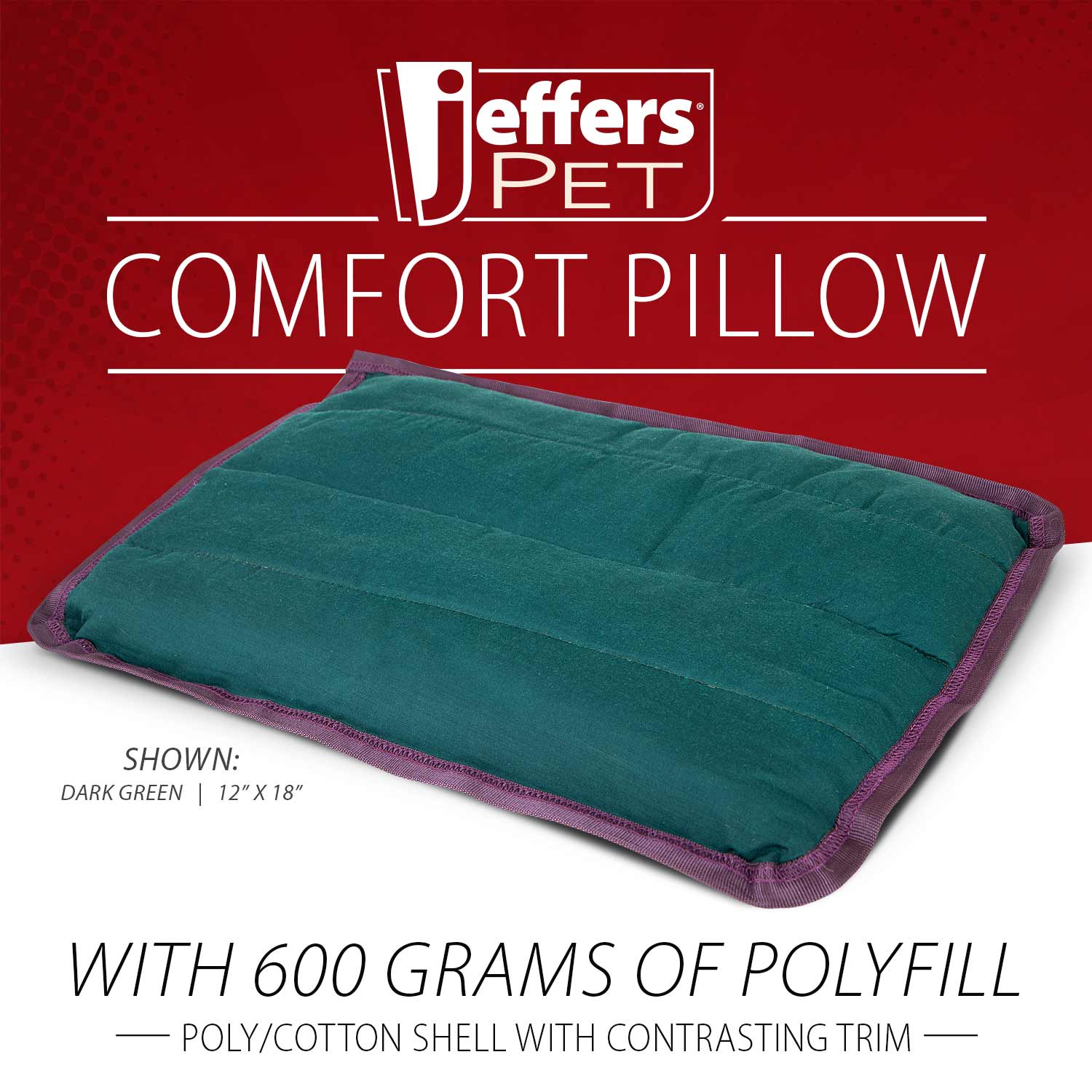 Washable Dog Pillow for Crates Carriers or Lounging