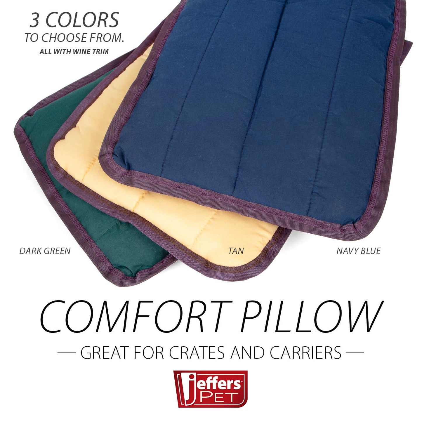 Washable Dog Pillow for Crates Carriers or Lounging