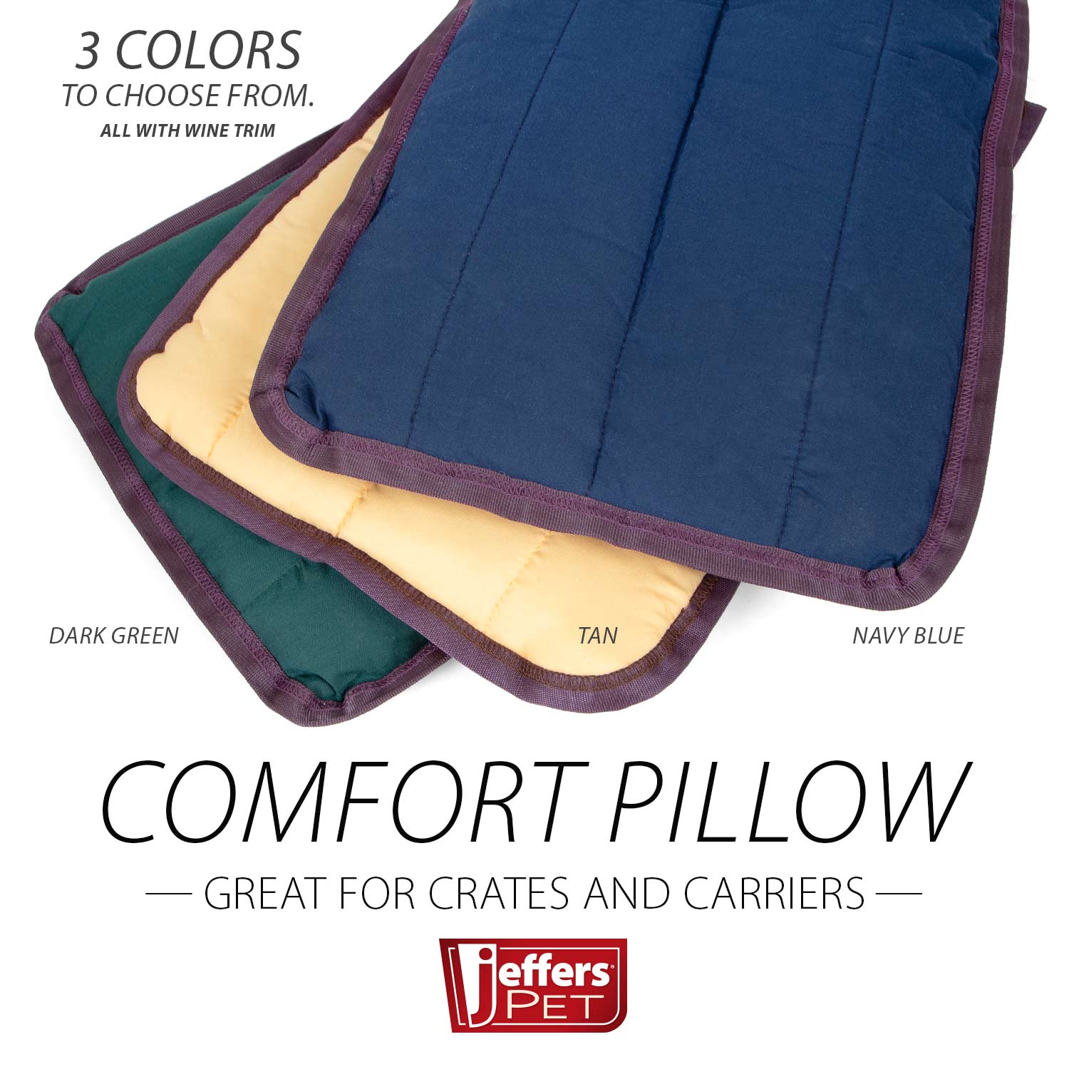 Washable Dog Pillow for Crates Carriers or Lounging