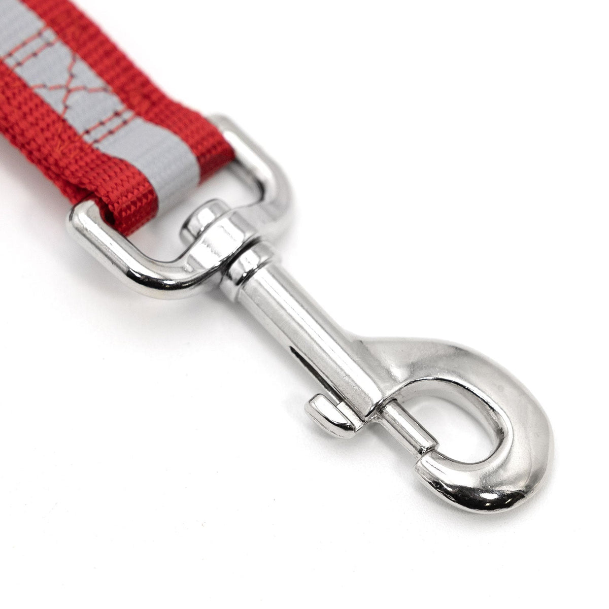Jeffers Reflective Glow-in-the-Dark Safety Stripe Nylon Dog Leash, 4 Feet Long
