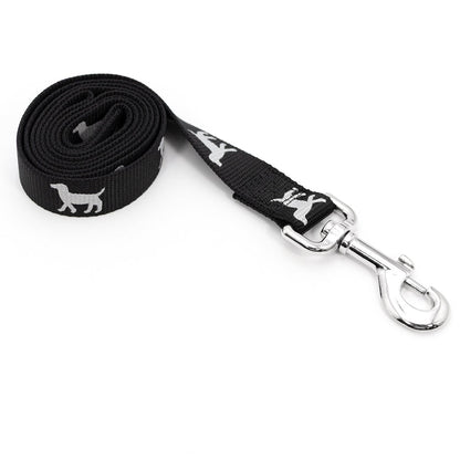 Jeffers Reflective Hound Series Nylon Dog Leash, 4 ft Long
