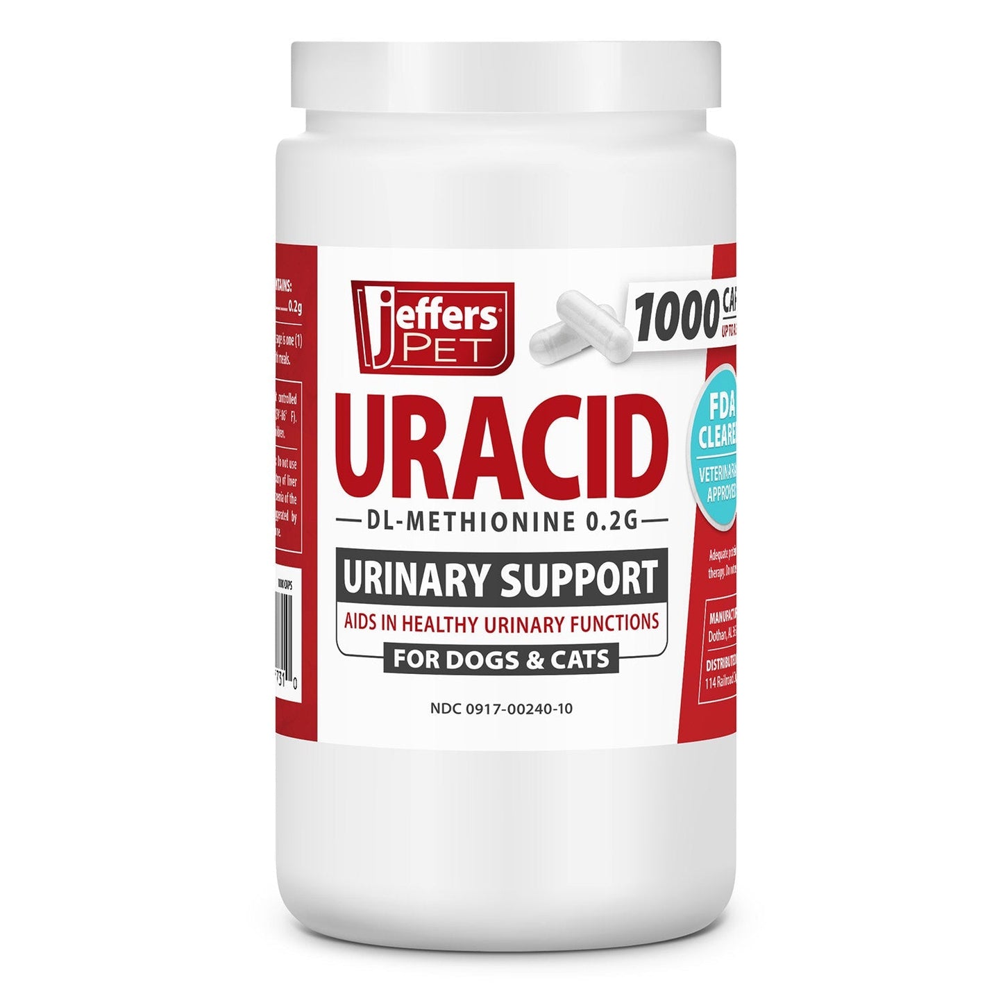 DL-Methionine capsules for urinary health