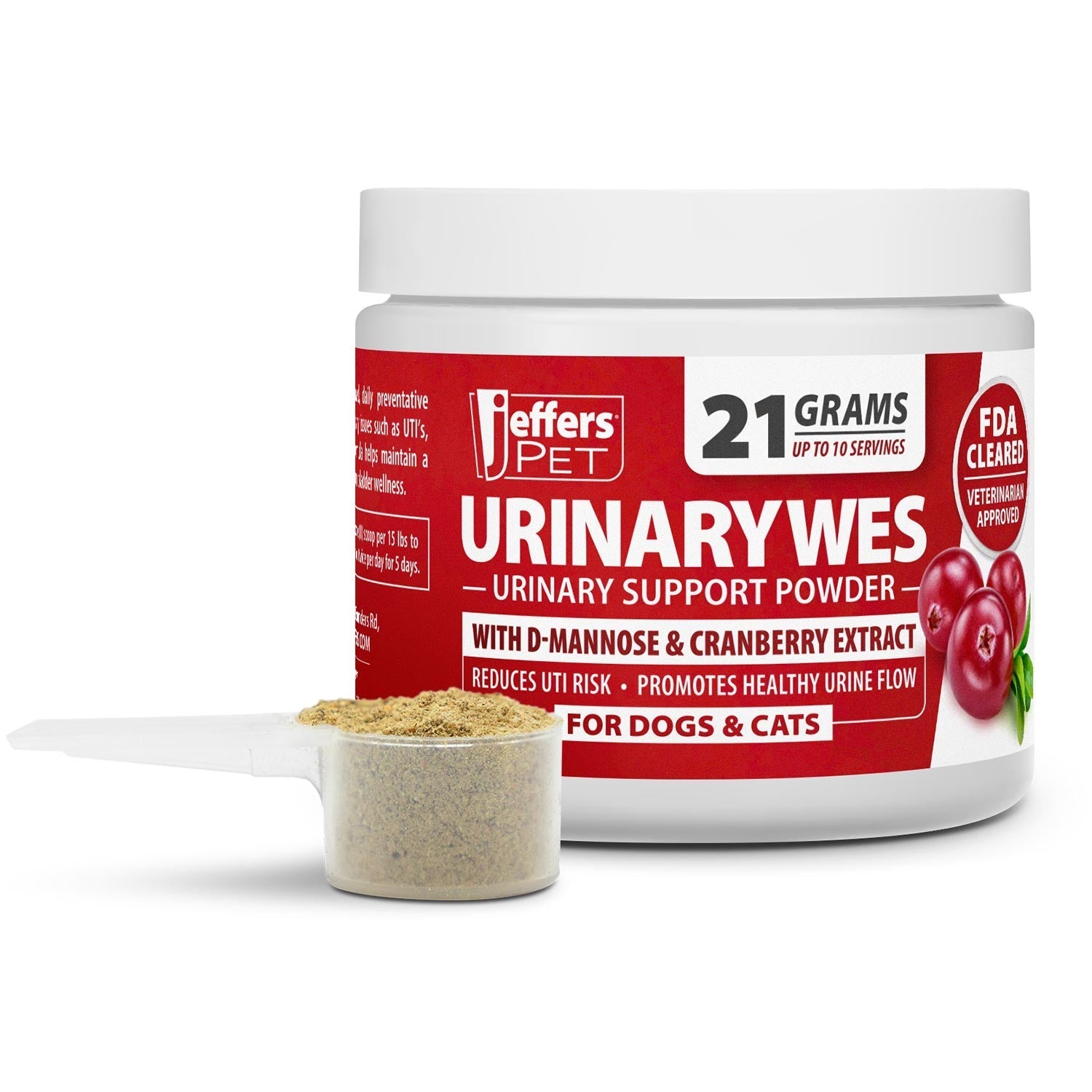 Urinary Support Powder with D-Mannose for Dogs & Cats