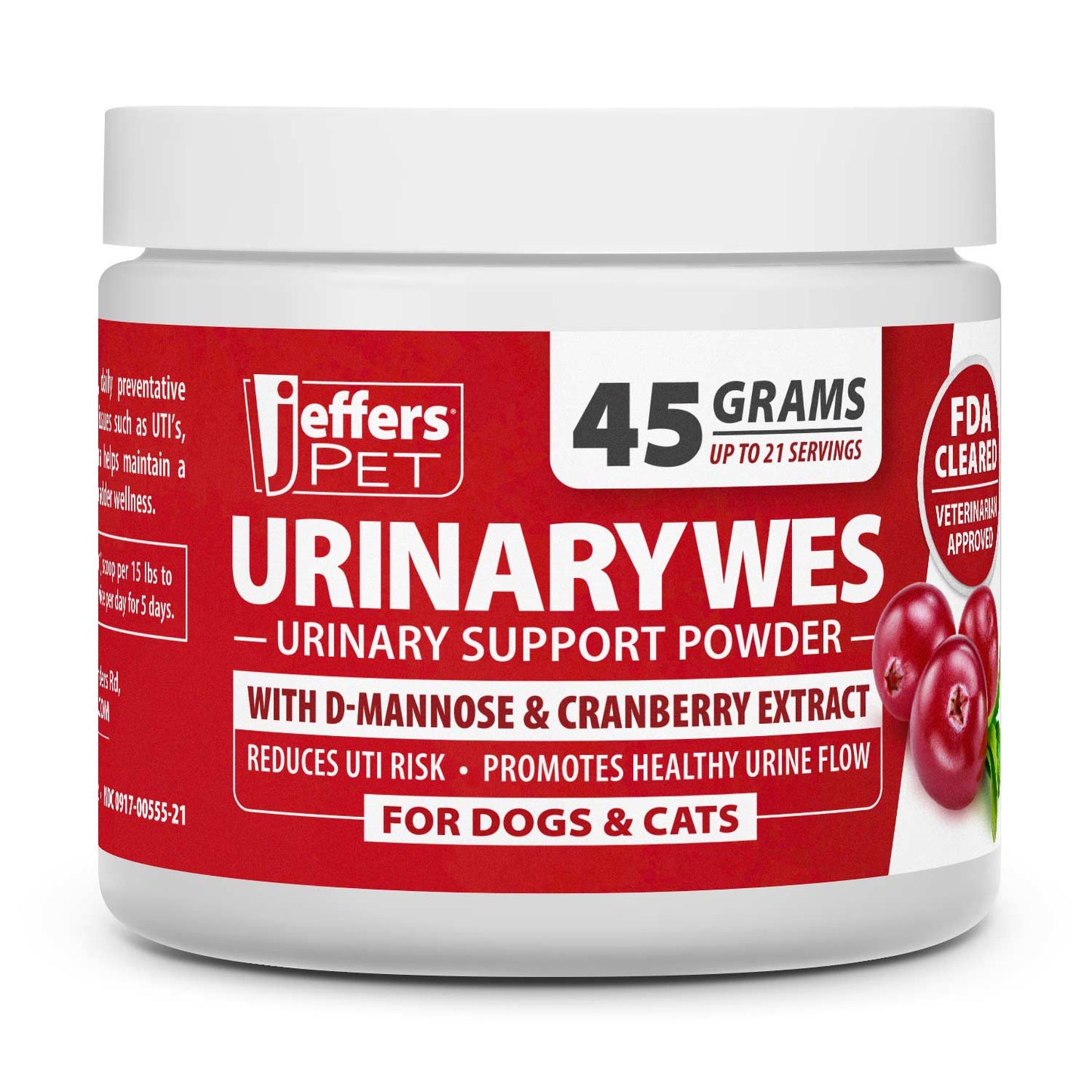 Urinary Support Powder with D-Mannose for Dogs & Cats
