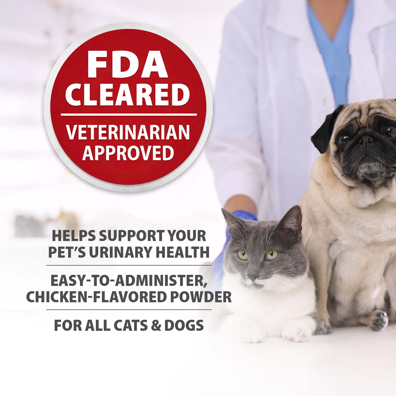 Urinary Support Powder with D-Mannose for Dogs & Cats