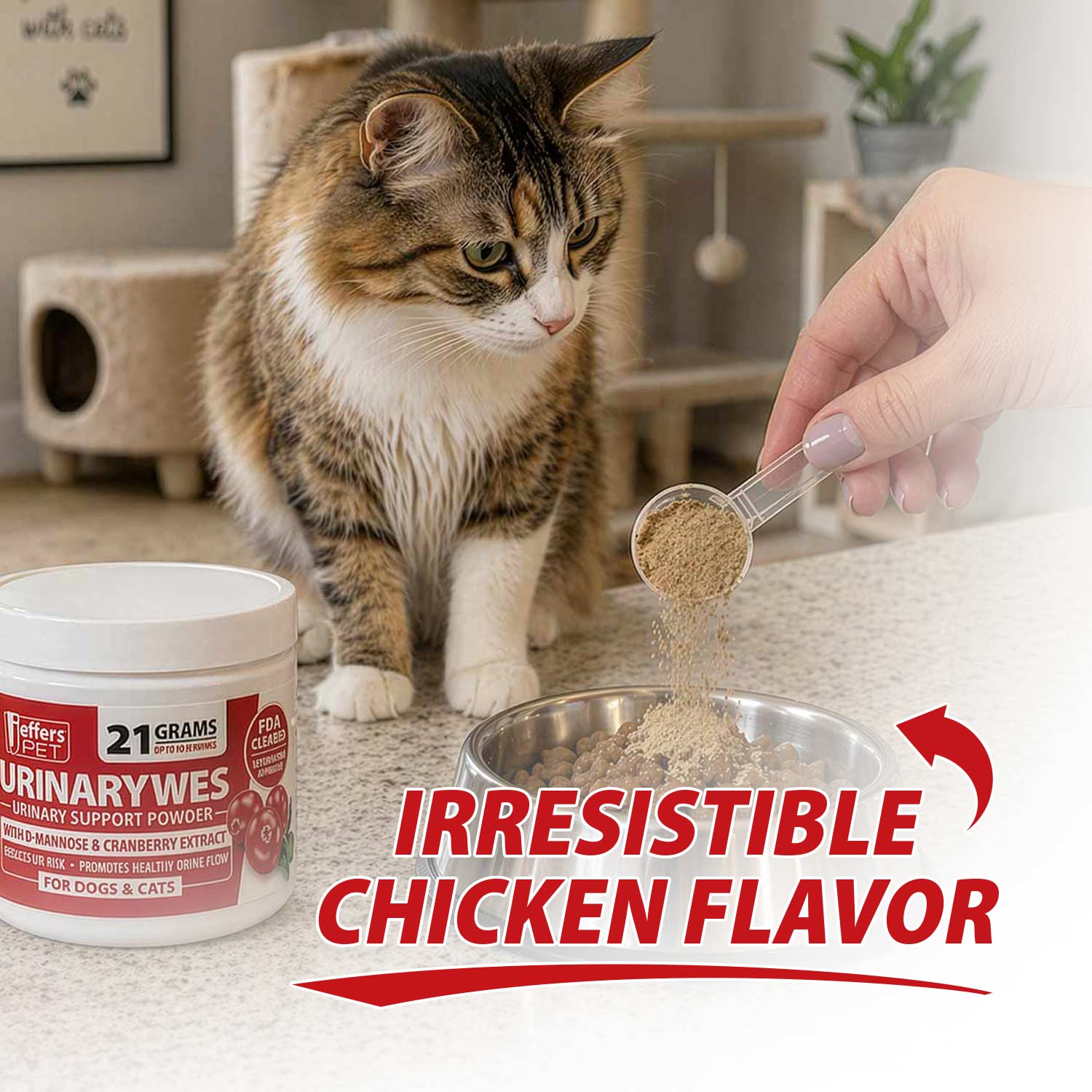 Urinary Support Powder with D-Mannose for Dogs & Cats