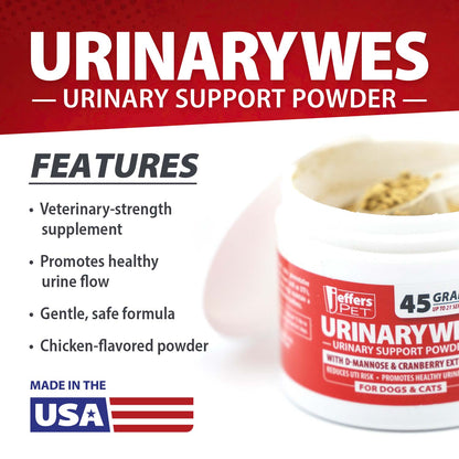 Urinary Support Powder with D-Mannose for Dogs & Cats