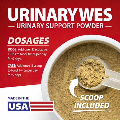 Urinary Support Powder with D-Mannose for Dogs & Cats