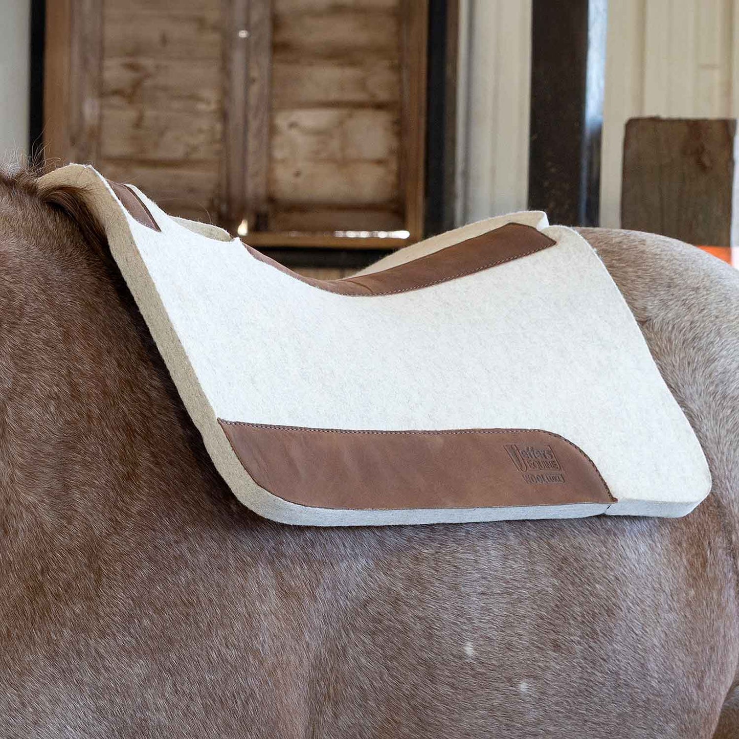 100% wool equine saddle pad