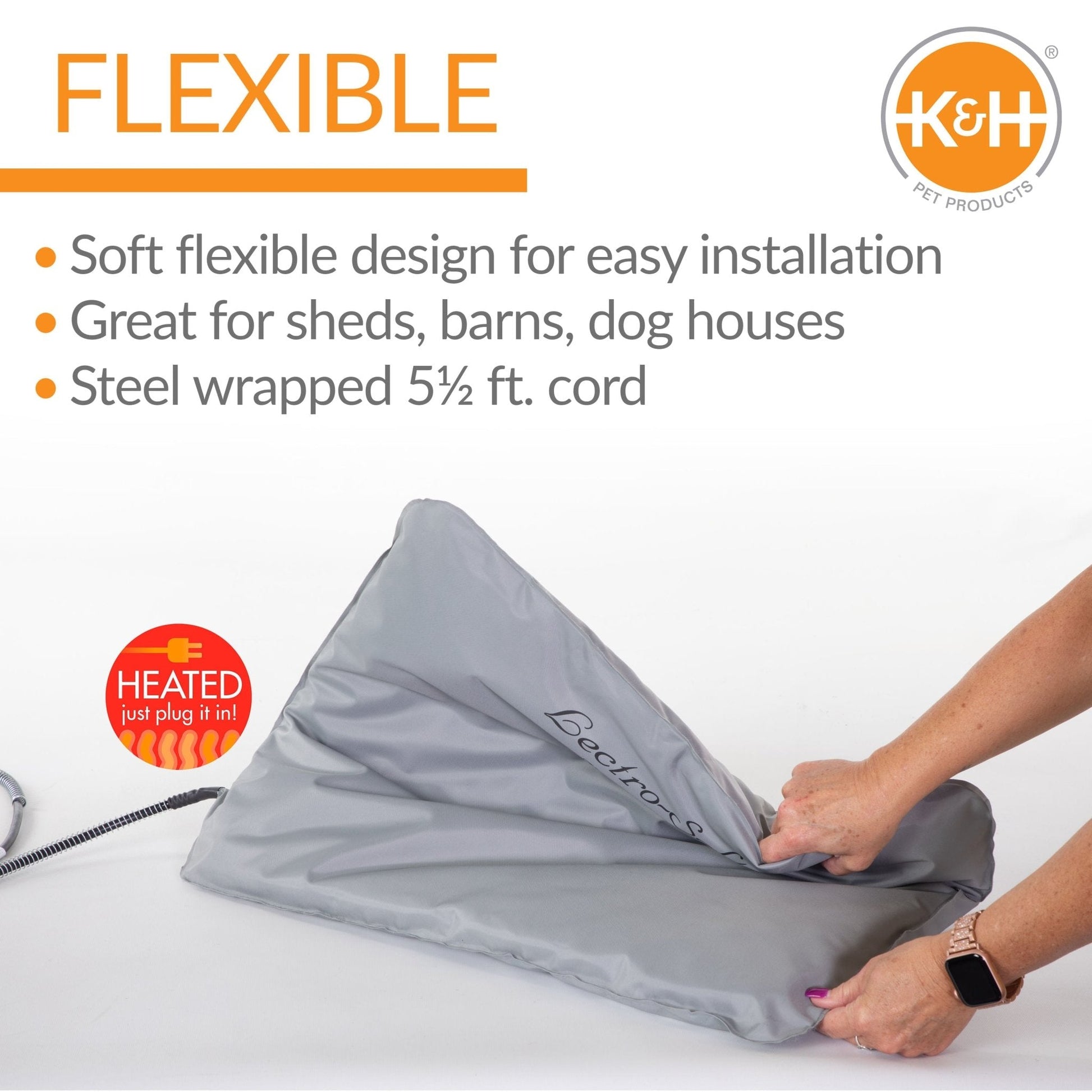 outdoor heated pet bed