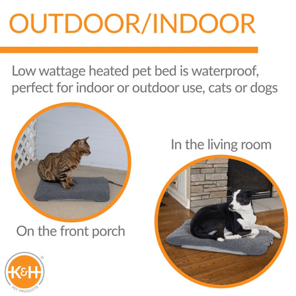 outdoor heated pet bed