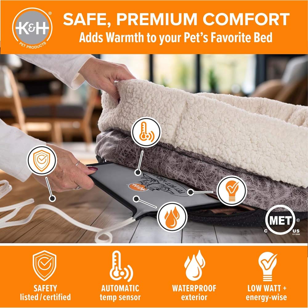 heated pet bed warmer