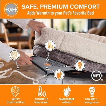 heated pet bed warmer