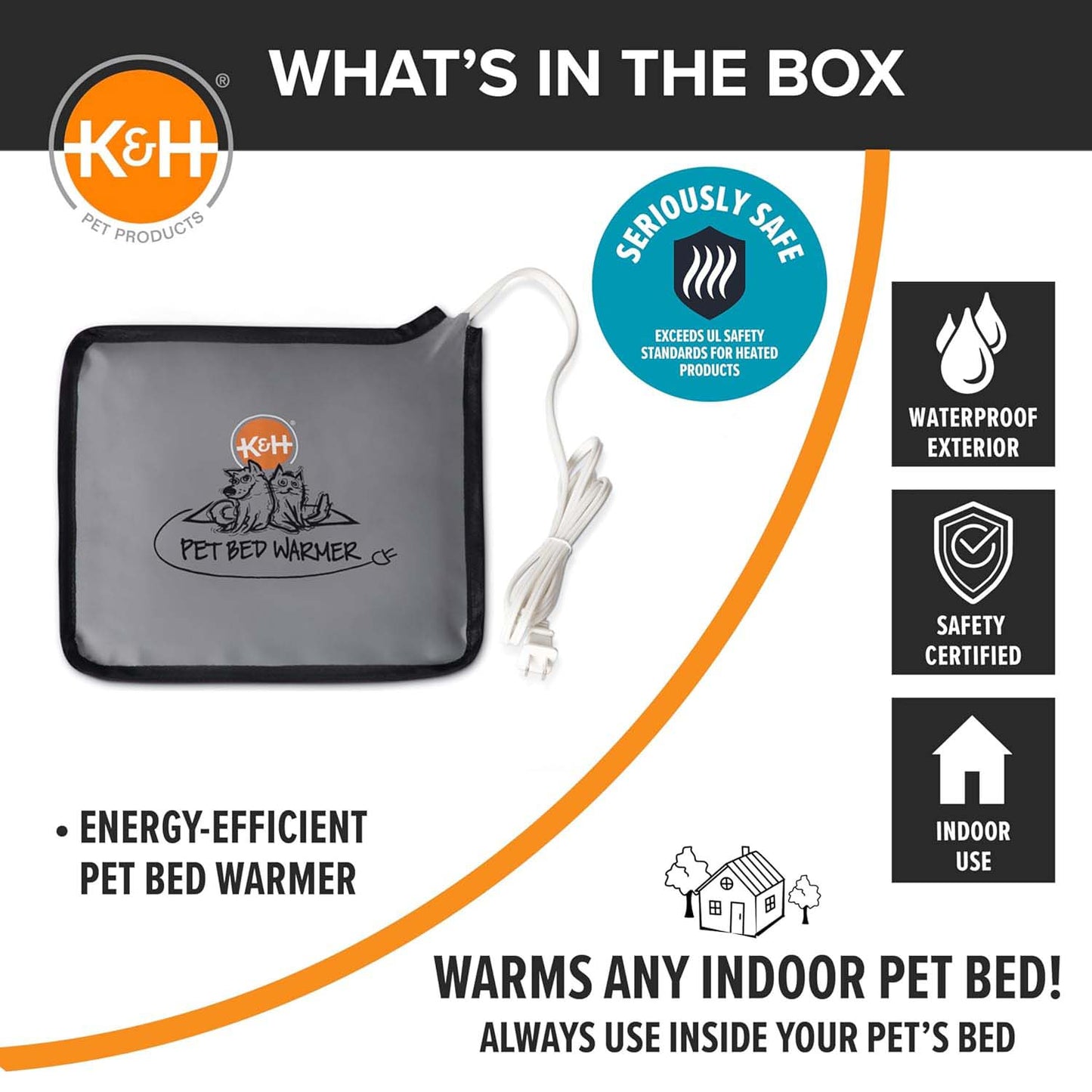 heated pet bed warmer