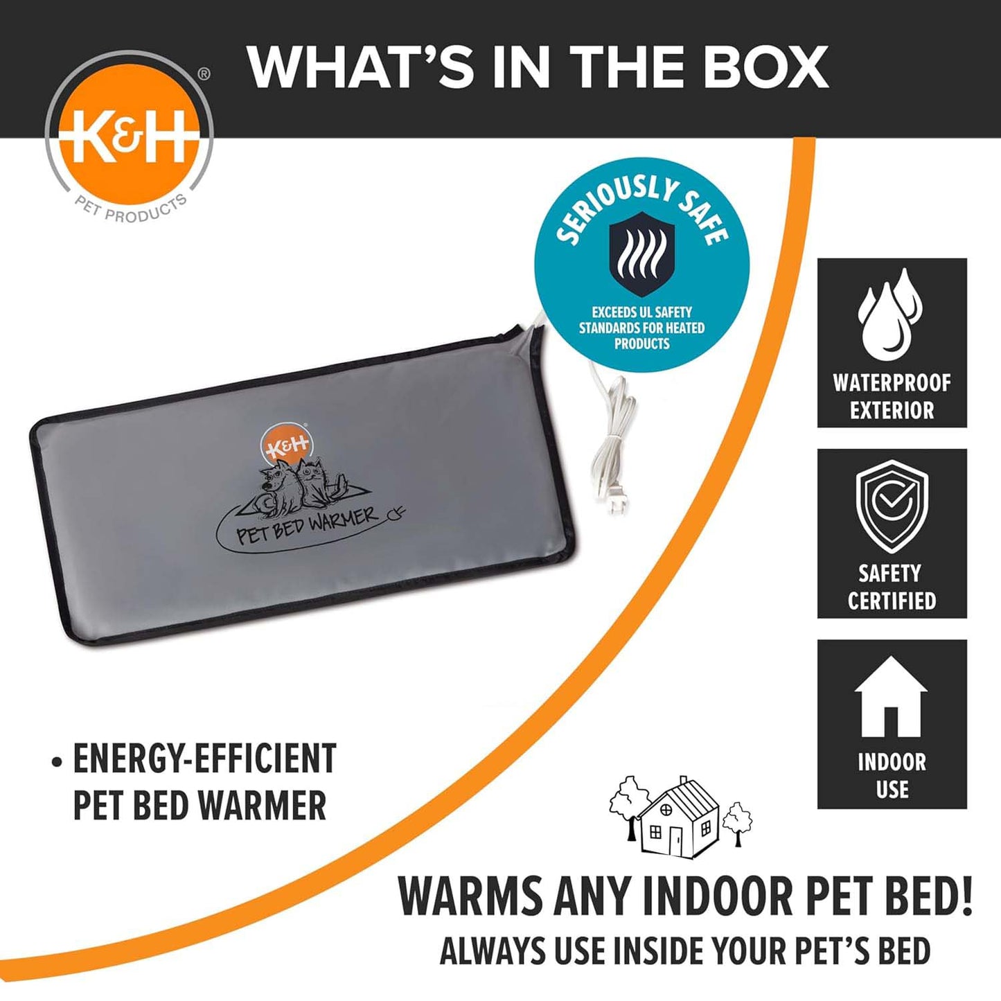 heated pet bed warmer