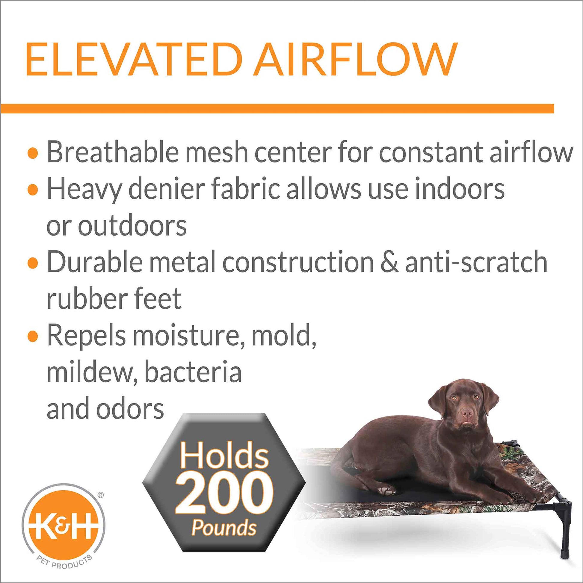 elevated dog bed Realtree Edge