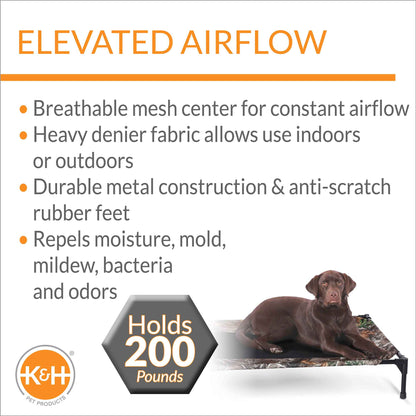 elevated dog bed Realtree Edge