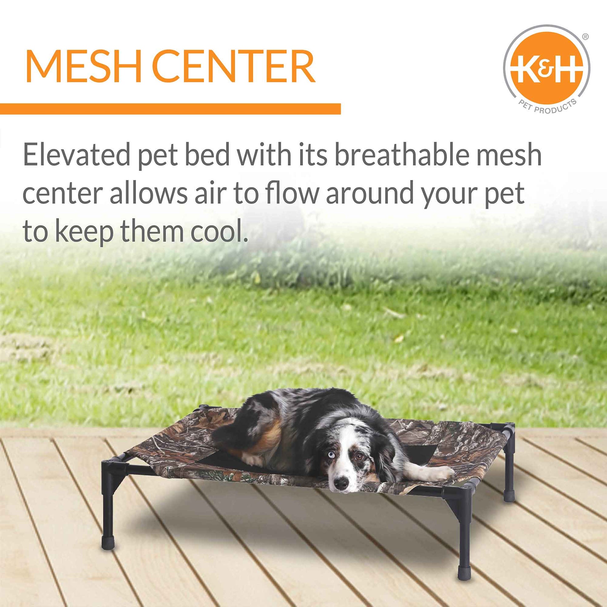 elevated dog bed Realtree Edge