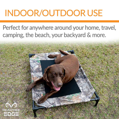 elevated dog bed Realtree Edge