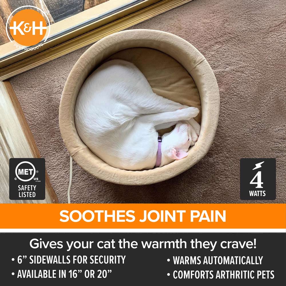 Indoor Heated Cat Bed