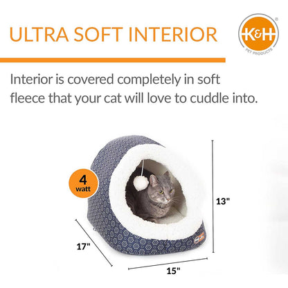 heated cat cave and tunnel