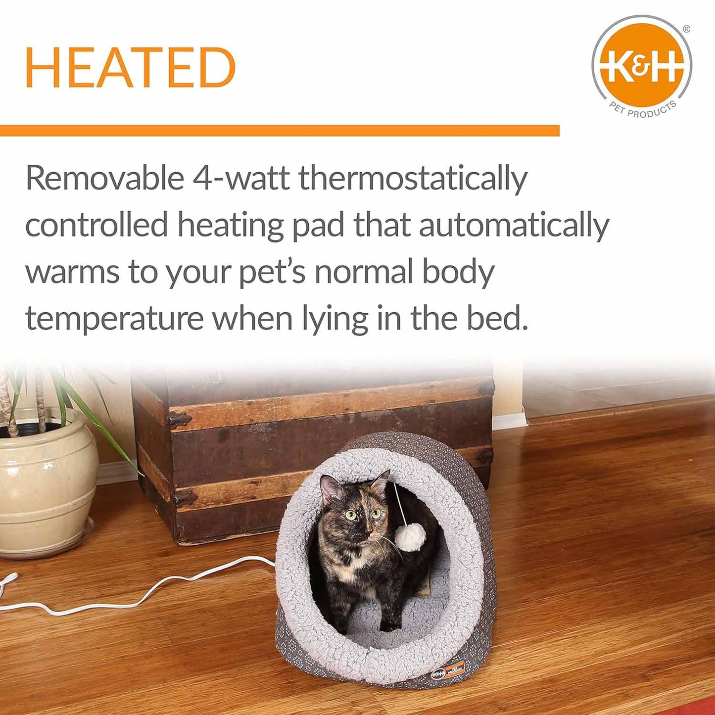 heated cat cave and tunnel