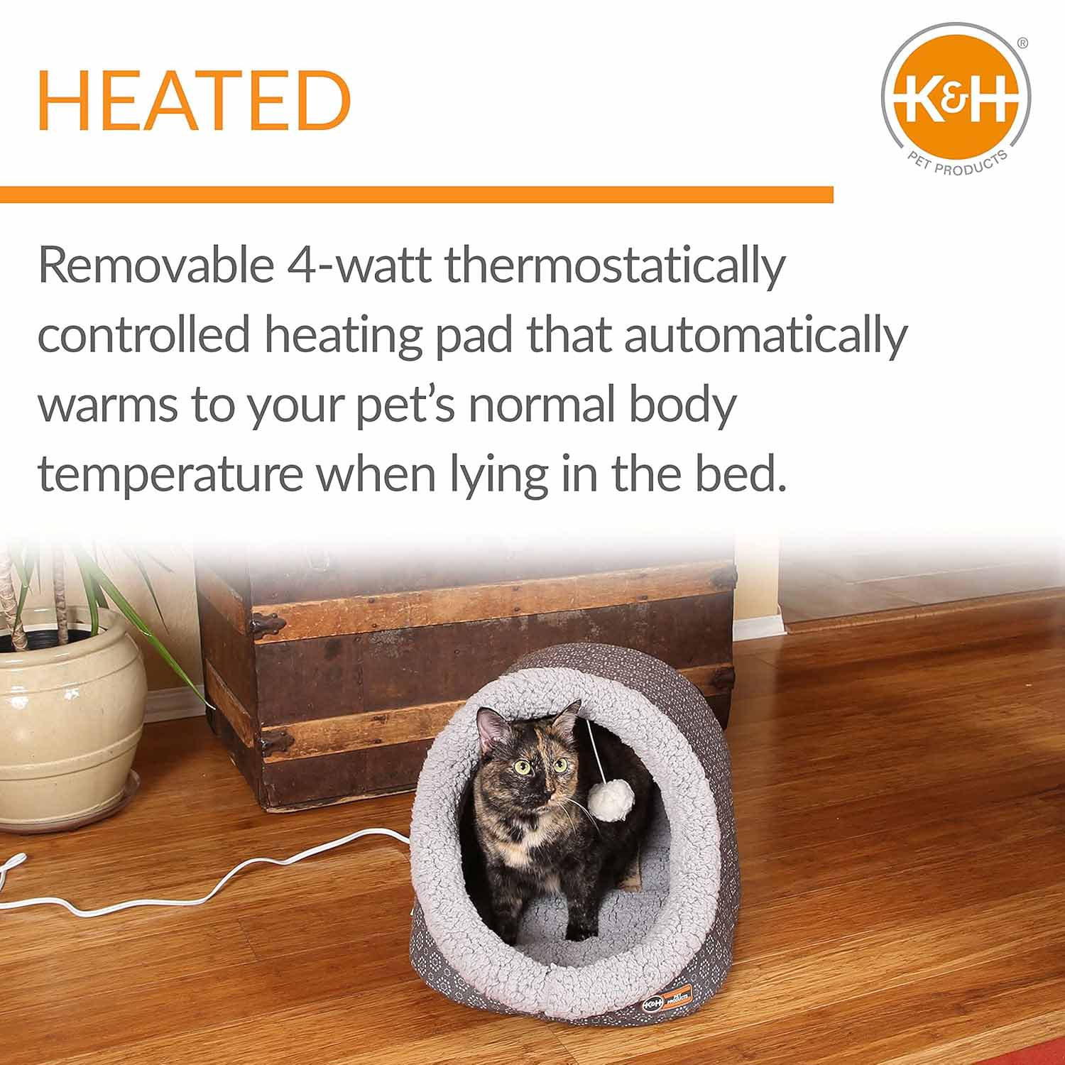 heated cat cave and tunnel