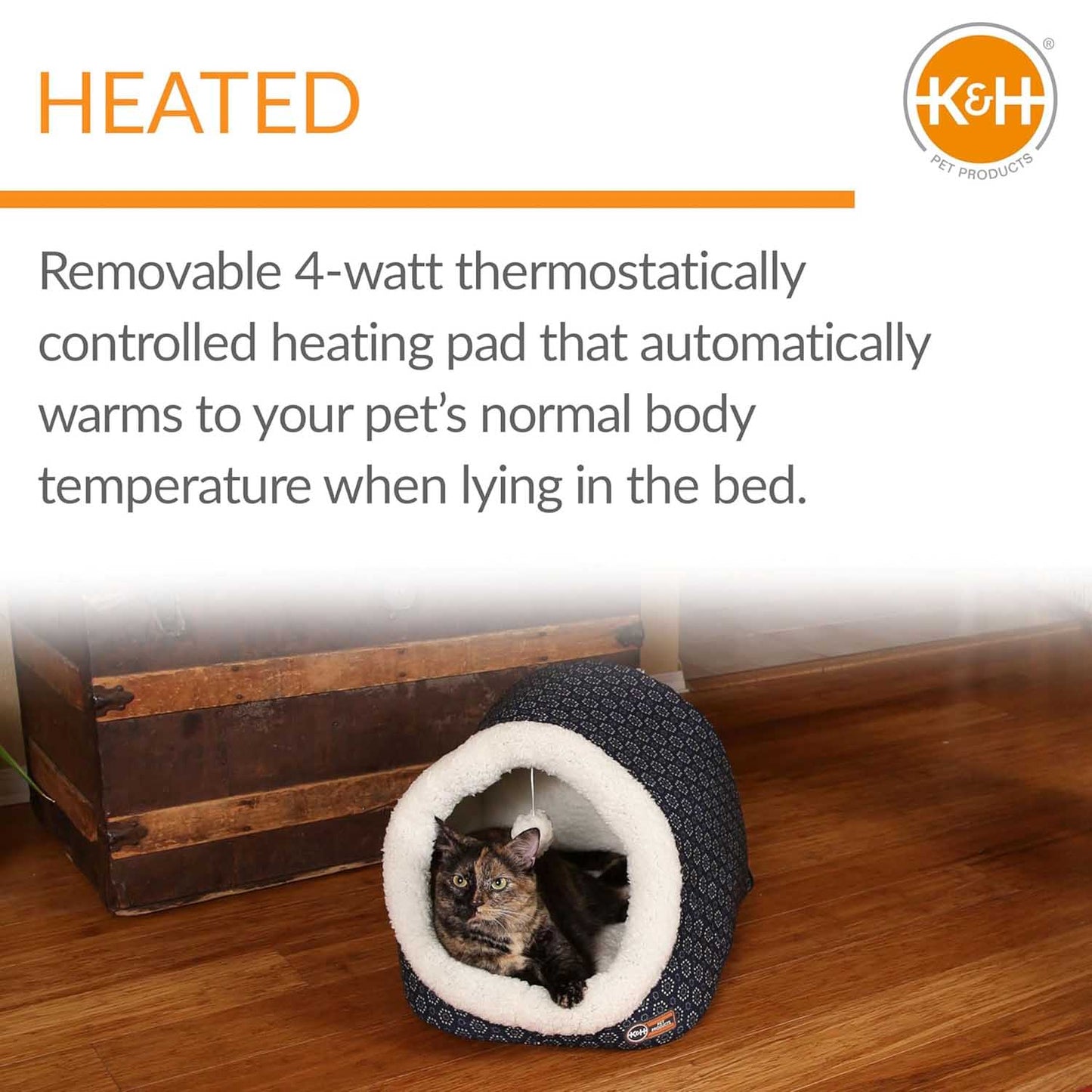 heated cat cave and tunnel