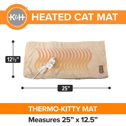 heated cat bed