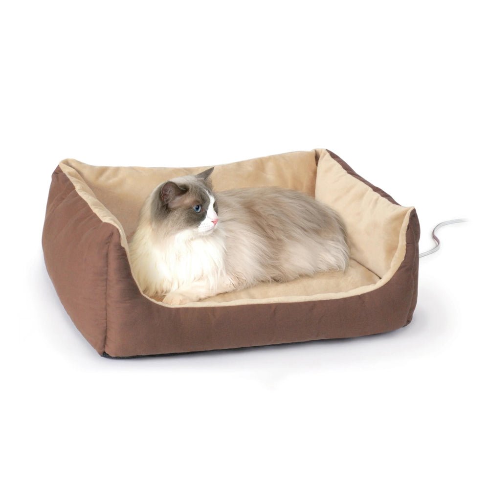 Heated Pet Bed for Cats and Small Dogs